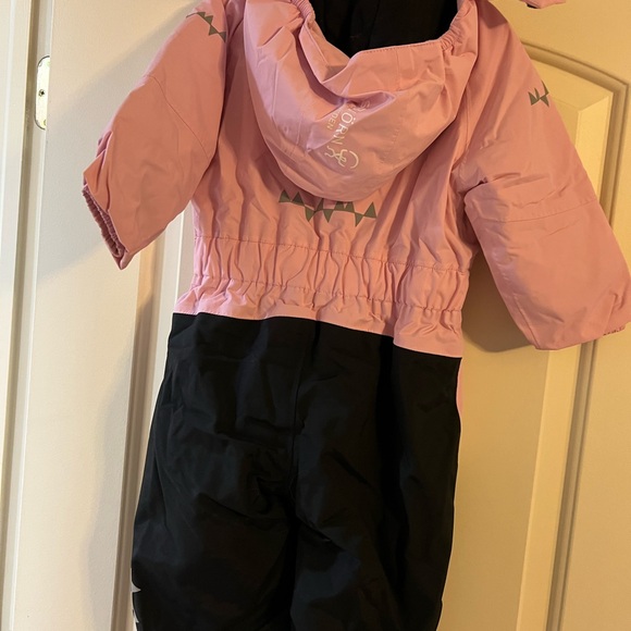 Isbjorn Pink and Black Kids' one piece Snowsuit 18-24 months - Picture 3 of 4